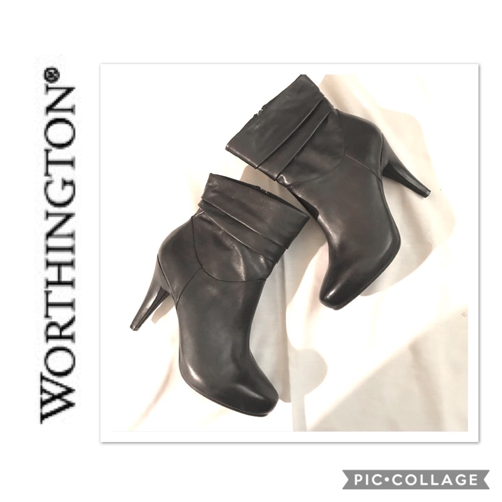 WORTHINGTON Hidden Platform Ankle Boots  Sz 10M
